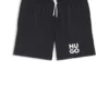 Schnelltrocknende Badeshorts mit aufgedrucktem Logo