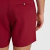 Schnelltrocknende Badeshorts mit vertikalem Logo-Print