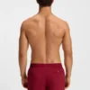 Schnelltrocknende Badeshorts mit vertikalem Logo-Print