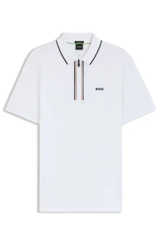 Schnelltrocknendes Poloshirt aus Stretch-Baumwolle