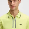 Schnelltrocknendes Poloshirt aus Stretch-Baumwolle
