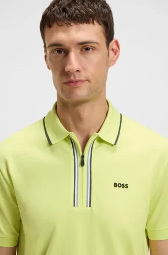 Schnelltrocknendes Poloshirt aus Stretch-Baumwolle