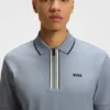 Schnelltrocknendes Poloshirt aus Stretch-Baumwolle