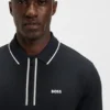 Schnelltrocknendes Poloshirt aus Stretch-Baumwolle Schnelltrocknendes Poloshirt aus Stretch-Baumwolle