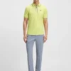 Schnelltrocknendes Poloshirt aus Stretch-Baumwolle