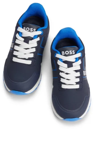 Schnürschuhe für Kinder mit Logo-Details