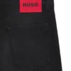 Schwarz-schwarze Jeans in Extra-Slim-Fit aus Stretch-Denim