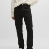 Schwarze Slim-Fit-Jeans aus Stretch-Denim