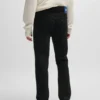 Schwarze Slim-Fit-Jeans aus Stretch-Denim
