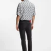 Schwarze Slim-Fit-Jeans aus Stretch-Denim