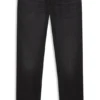 Schwarze Slim-Fit-Jeans aus Stretch-Denim