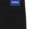 Schwarze Slim-Fit-Jeans aus Stretch-Denim