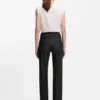 Schwarze Slim-Fit-Jeans aus Stretch-Denim mit Marmorstruktur