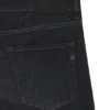 Schwarze Slim-Fit-Jeans „Delaware“ aus Stretch-Denim