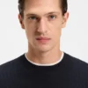 Seiden-Pullover mit Prince-of-Wales-Karomuster