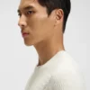 Seiden-Pullover mit Prince-of-Wales-Karomuster