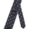 Seidenkrawatte mit Micro-Double-B-Monogrammen