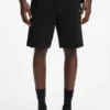 Shorts aus Baumwoll-Frottee mit Logo-Patch