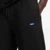 Shorts aus Baumwoll-Frottee mit Logo-Patch