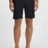 Shorts aus Baumwoll-Frottee mit Logo und Streifen