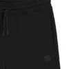 Shorts aus Baumwollfrottee mit Logo-Patch
