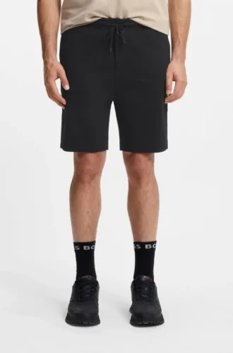 Shorts aus Baumwollmischung mit Double-B-Monogramm
