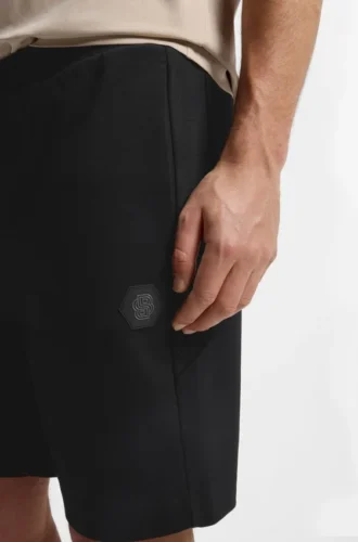 Shorts aus Baumwollmischung mit Double-B-Monogramm