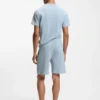 Shorts aus Baumwollmischung mit Waffelstruktur