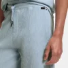 Shorts aus Baumwollmischung mit Waffelstruktur