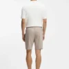 Shorts aus Leinenmischung in moderner Passform