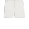 Shorts aus Leinenmischung in moderner Passform