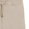 Shorts aus Leinenmischung in moderner Passform