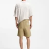 Shorts aus merzerisiertem Baumwoll-Canvas