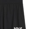 Shorts aus Stretch-Jersey mit kontrastierendem Logo