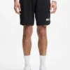 Shorts aus Stretch-Jersey mit Logo und verdecktem Kordelzug