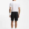 Shorts aus Stretch-Jersey mit Logo und verdecktem Kordelzug
