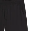 Shorts aus Stretch-Jersey mit Logo und verdecktem Kordelzug