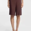 Shorts in lockerer Passform aus einem Leinenmix