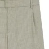 Shorts in lockerer Passform mit Hahnentrittmuster