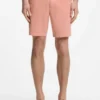 Shorts in Modern-Fit aus Stretch-Baumwolltwill