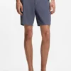 Shorts in Modern-Fit aus Stretch-Baumwolltwill