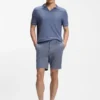 Shorts in Modern-Fit aus Stretch-Baumwolltwill