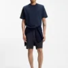 Shorts in Modern-Fit aus Stretch-Baumwolltwill