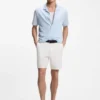 Shorts in Modern-Fit aus Stretch-Baumwolltwill