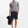 Shorts in Modern-Fit aus Stretch-Baumwolltwill
