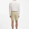 Shorts in Modern-Fit aus Stretch-Baumwolltwill