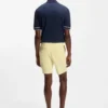 Shorts in Modern-Fit aus Stretch-Baumwolltwill