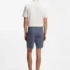 Shorts in Modern-Fit aus Stretch-Baumwolltwill