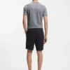Shorts in Modern-Fit aus Stretch-Baumwolltwill