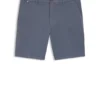 Shorts in Modern-Fit aus Stretch-Baumwolltwill